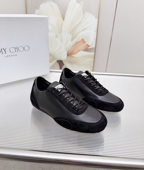 Jimmy Choo Lace Suede Lightweight Comfortable Casual Sneakers