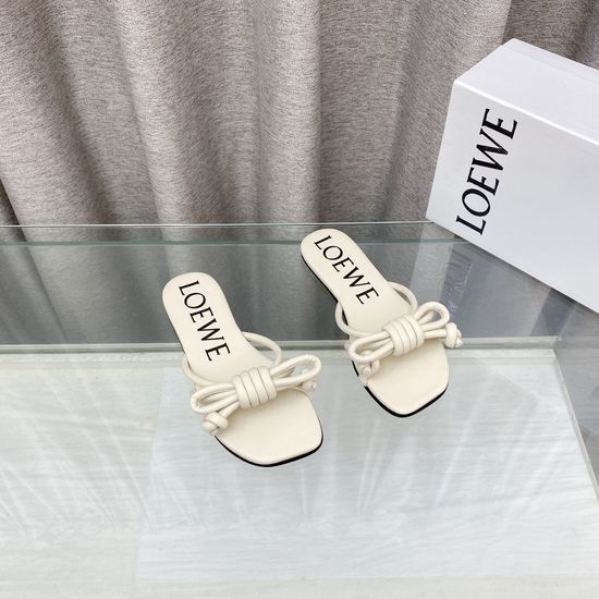 Loewe Air-conditioned Slip-on Loafers with Head Layer Soft Leather