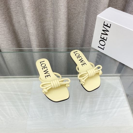 Loewe Air-conditioned Slip-on Loafers with Head Layer Soft Leather