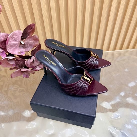 Yves Saint Laurent YSL Classic High-Heeled Sandals with Custom Hardware