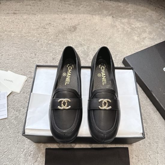 Chanel Suede Casual Loafers Comfortable For Daily Wear