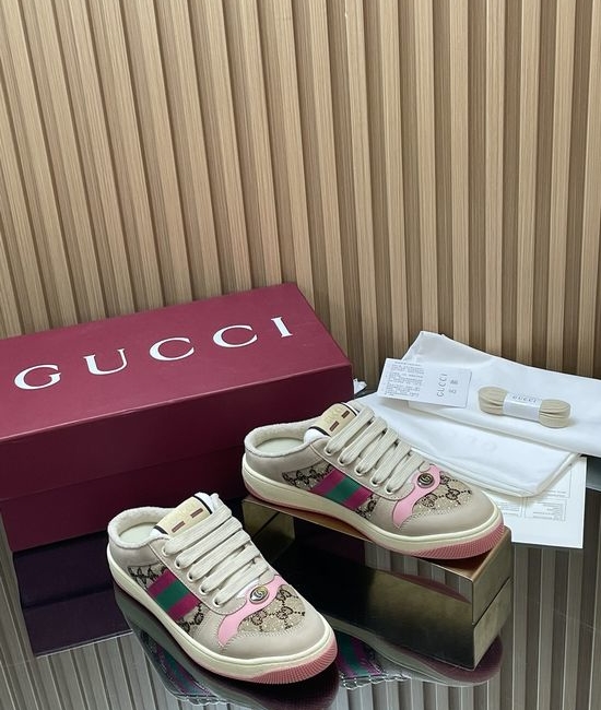 Gucci Vintage Style Casual Comfortable Slip On Walking Shoes