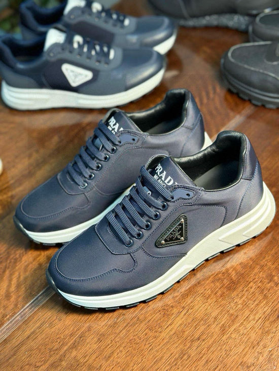 Prada Premium Durable Casual Sneakers with Soft Insole
