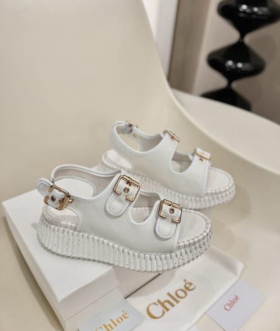 Chloe Breathable Leather Sandals Lightweight Sole Comfortable Daily Footwear