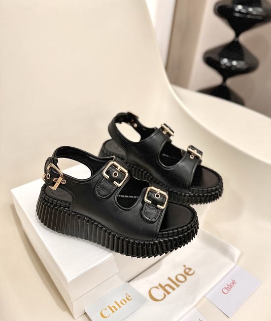 Chloe Breathable Leather Sandals Lightweight Sole Comfortable Daily Footwear
