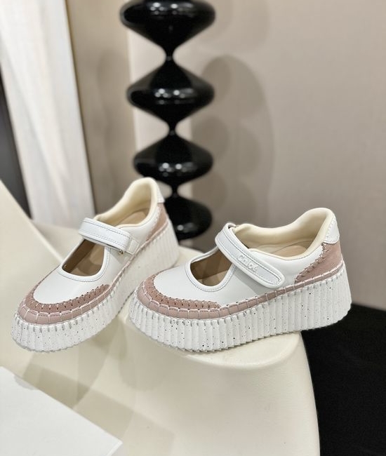 Chloe Breathable Leather Casual Shoes Lightweight Comfortable Sole