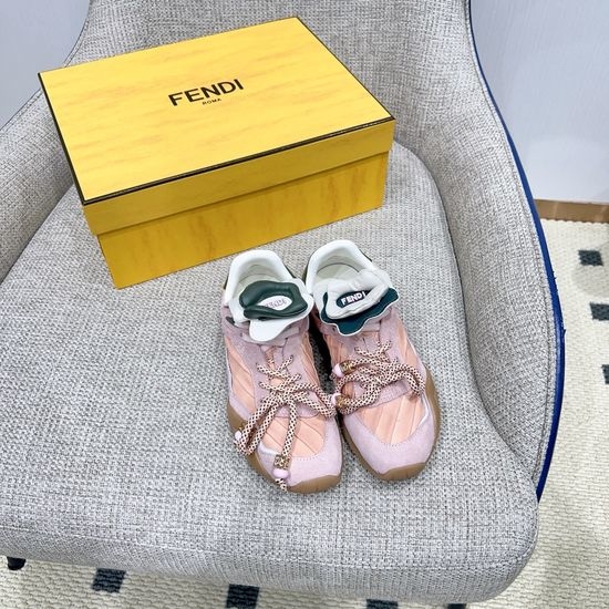 Fendi Vintage-style Flat Sports Casual Shoes