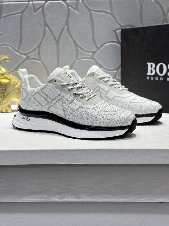 Boss Breathable Mesh Comfortable Driving Casual Fashion Walking Shoes