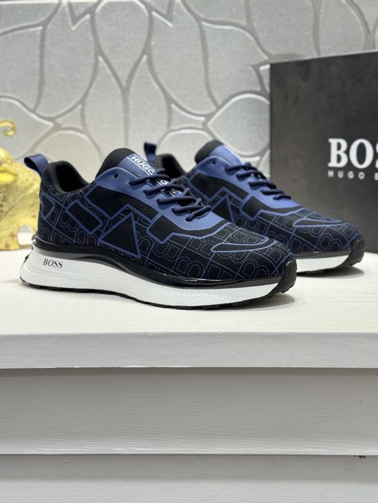 Boss Breathable Mesh Comfortable Driving Casual Fashion Walking Shoes