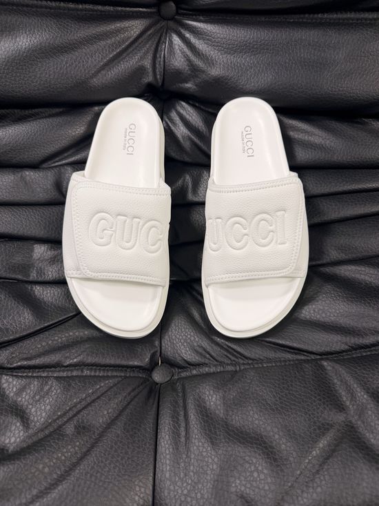 Gucci Color Block Hook Loop Casual Comfort Slide Sandals