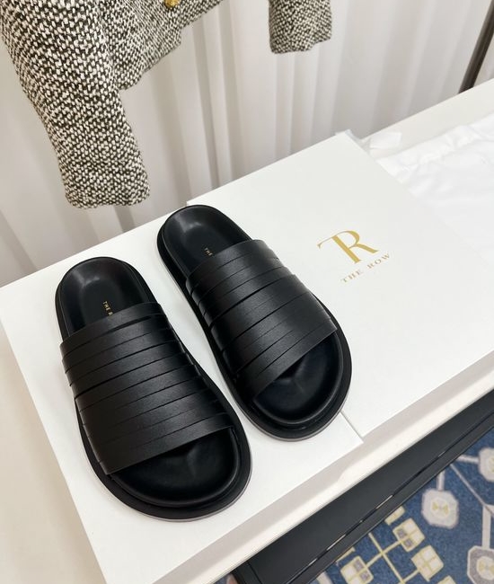 The Row Architectural Inspired Woven Leather Shoes