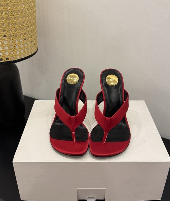 Yves Saint Laurent YSL Chic High-Heeled Sandals with Metal Accents