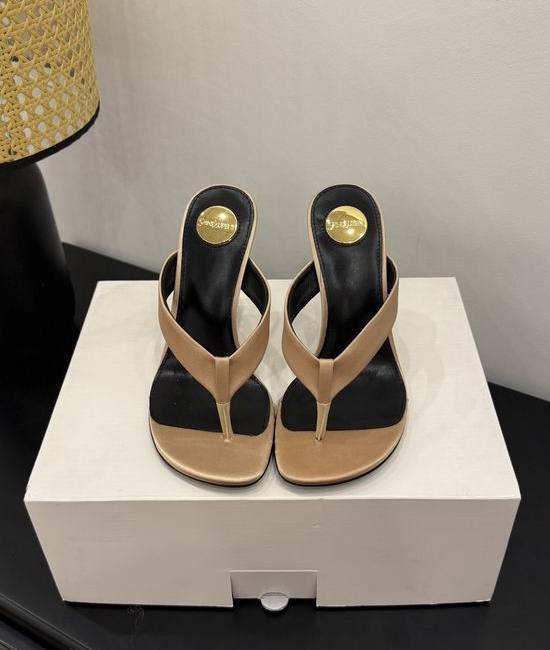 Yves Saint Laurent YSL Chic High-Heeled Sandals with Metal Accents