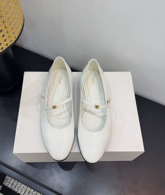 Celine Classic Retro Leather Versatile Daily Flat Shoes