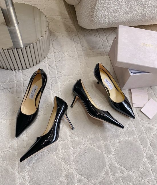 Jimmy Choo Elegant High-heeled Shoes with Love Series Design