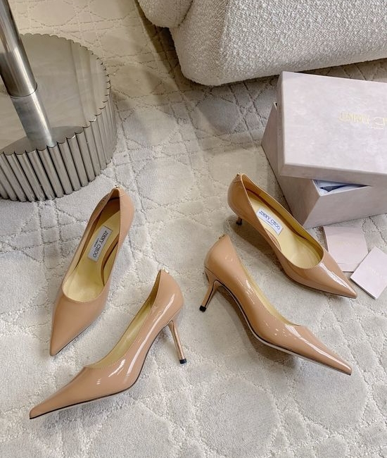 Jimmy Choo Elegant High-heeled Shoes with Love Series Design