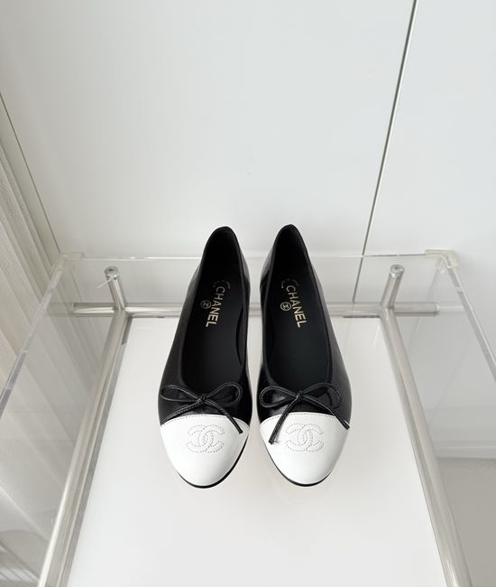 Chanel Classic Leather Sole Ballet Flats