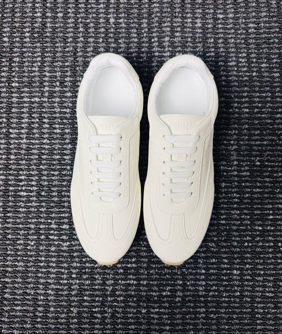 Hermes Genuine Leather Slip On Shoes with Comfortable Sole