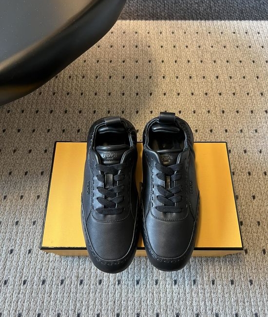 Fendi Vintage-Style Trainers with Elastic Opening