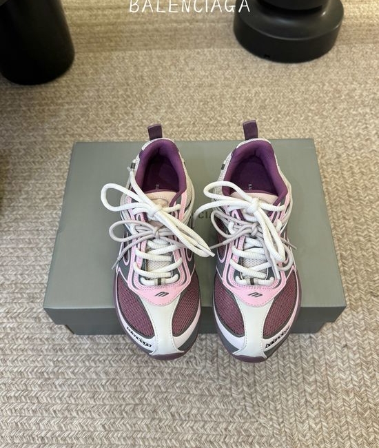 Balenciaga Futuristic Design Sneakers with Double Lacing