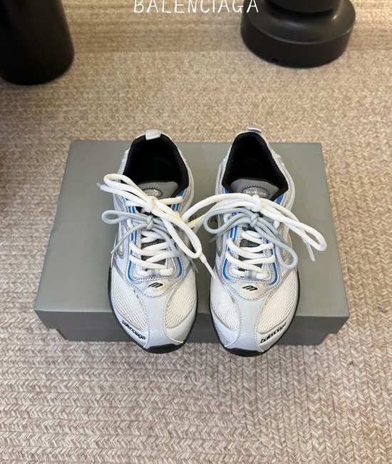 Balenciaga Futuristic Design Sneakers with Double Lacing