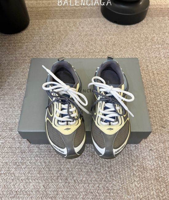 Balenciaga Futuristic Design Sneakers with Double Lacing