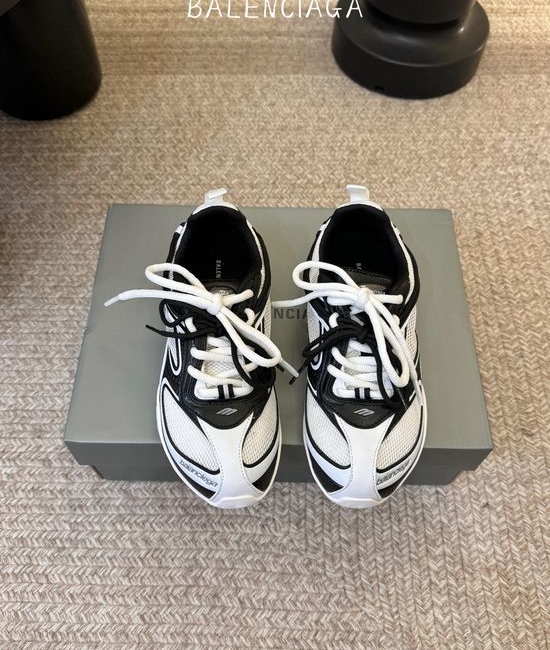 Balenciaga Futuristic Design Sneakers with Double Lacing