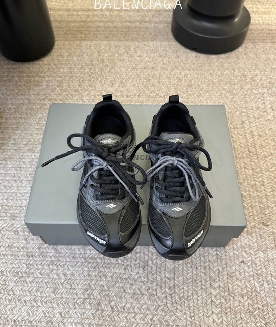 Balenciaga Futuristic Design Sneakers with Double Lacing