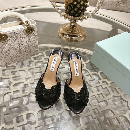 Aquazzura High Quality Pineapple Pattern High Heels