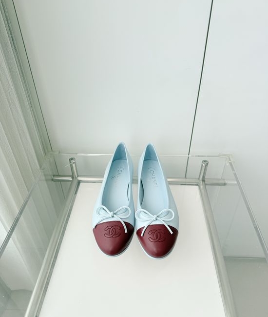 Chanel Classic Leather Sole Ballet Flats