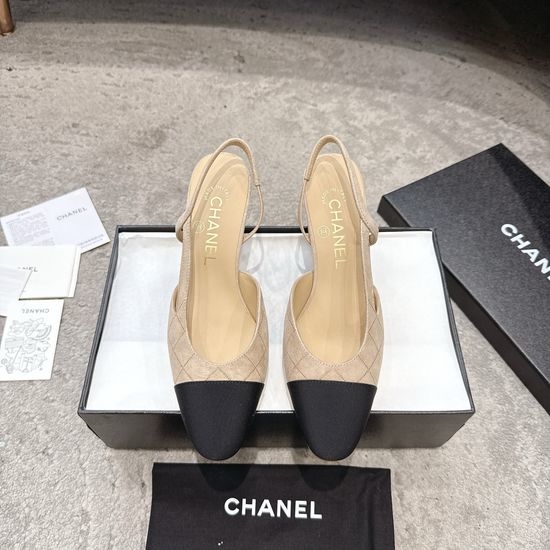 Chanel Elegant Leather Patchwork Comfortable Casual Shoes