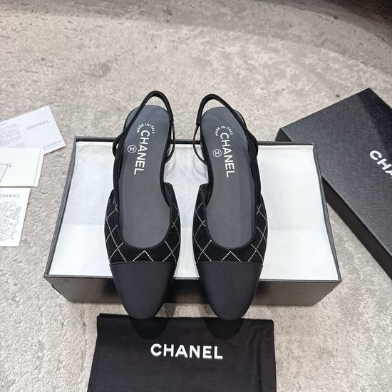 Chanel Elegant Leather Patchwork Comfortable Casual Shoes