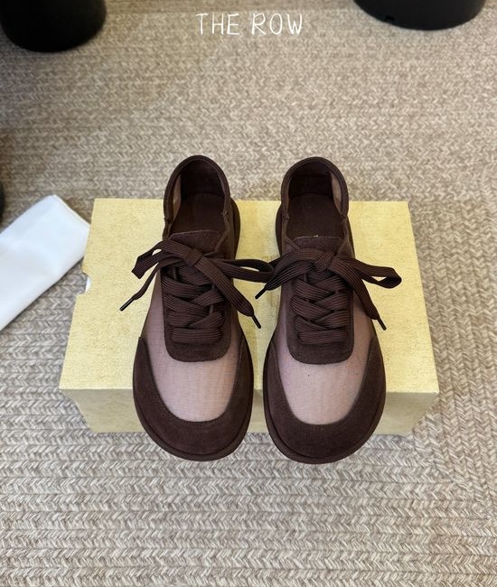 The Row Elegant Mesh Single Shoes Versatile Occasion Wear
