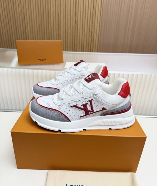 Louis Vuitton LV Premium Cowhide Casual Shoes with Comfort Latex Insole