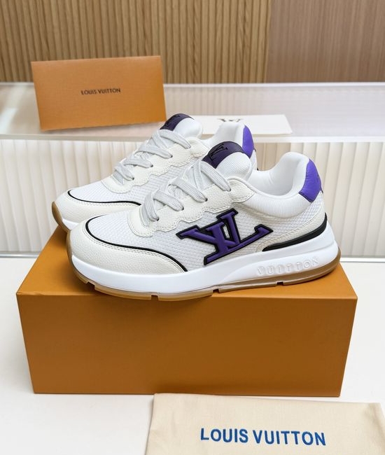 Louis Vuitton LV Premium Cowhide Casual Shoes with Comfort Latex Insole