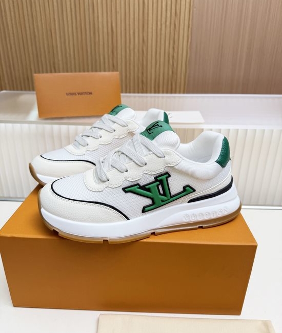 Louis Vuitton LV Premium Cowhide Casual Shoes with Comfort Latex Insole