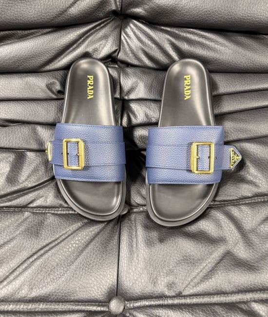 Prada Genuine Sheepskin Lightweight Comfortable Casual Slides