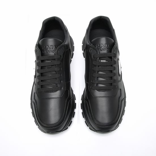 Prada Top-Quality Leather Shoes with Original Factory Soles