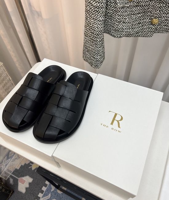 The Row Architectural Inspired Woven Leather Shoes