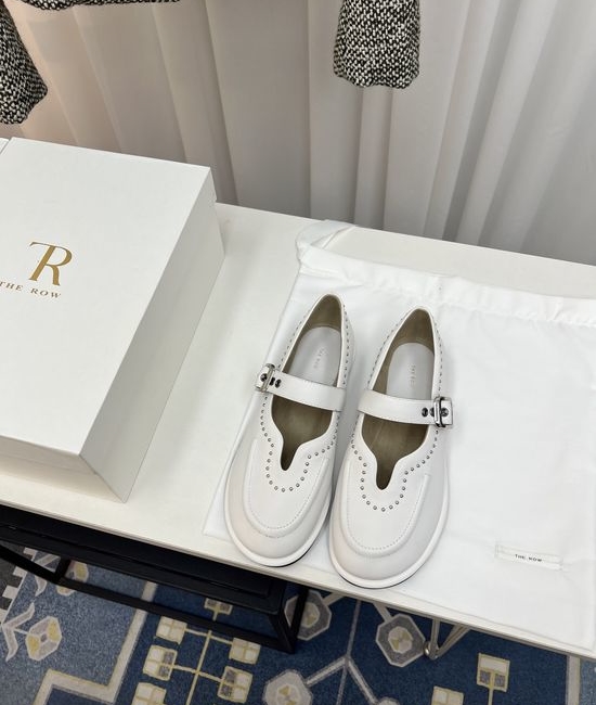 The Row Vintage Loafers with Handcrafted Metal Rivets