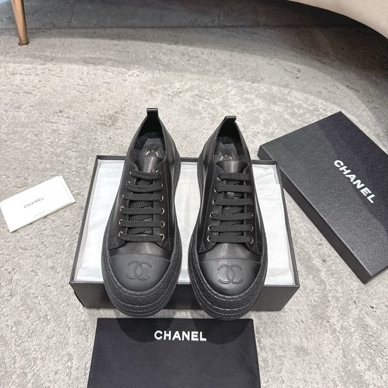Chanel Quilted Platform Mary Jane Shoes with Buckle Detail
