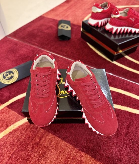 Christian Louboutine Customized Shark Sole Shoes with Premium Materials