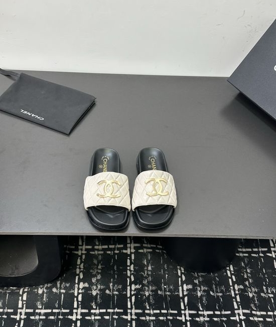 Chanel Casual Leather Upper Comfortable Sandals