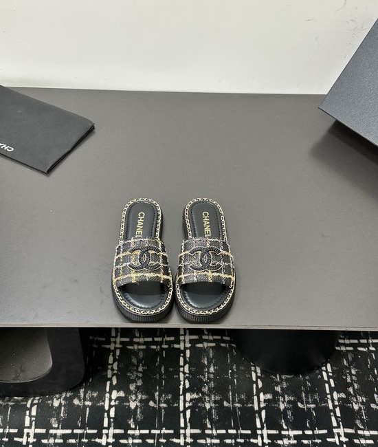 Chanel Premium Genuine Sole Casual Daily Slides