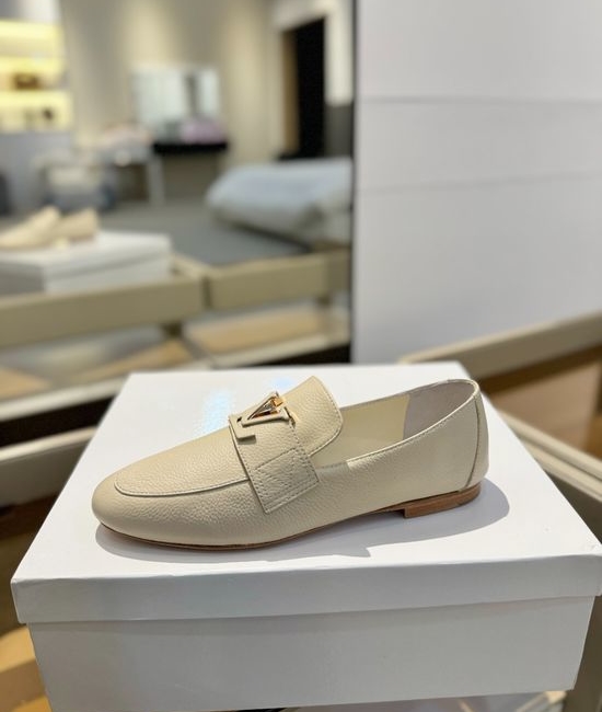 Louis Vuitton LV Genuine Leather Flat Shoes Premium Soft Lining Comfortable Walking