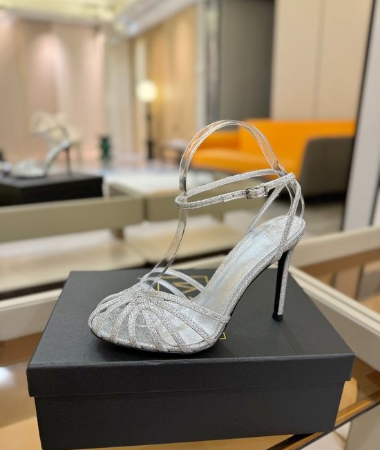 Alevi Milano Elegant Strap High Heel Sandals with Real Leather Sole
