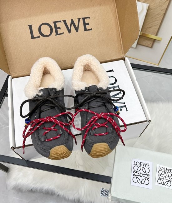 Loewe Retro Mixed Color Soft Sole Non Slip Casual Sneakers