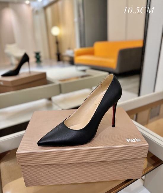 Christian Louboutine Leather Pumps Classic Red Sole Sheepskin Lining