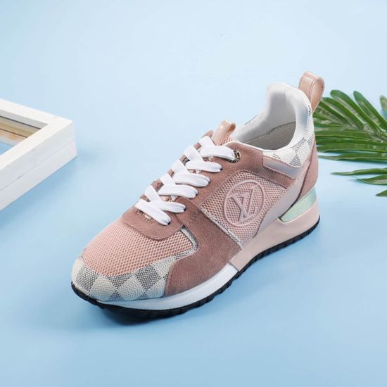 Louis Vuitton Genuine Leather Breathable Mesh Casual Comfort Sneakers