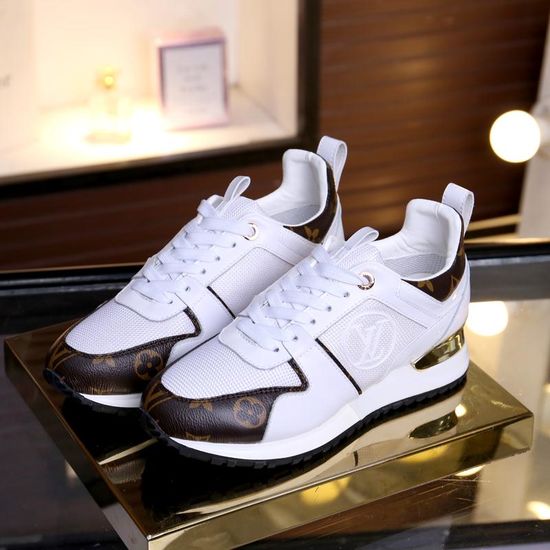 Louis Vuitton Couple Style Leather Mesh Breathable Casual Sneakers